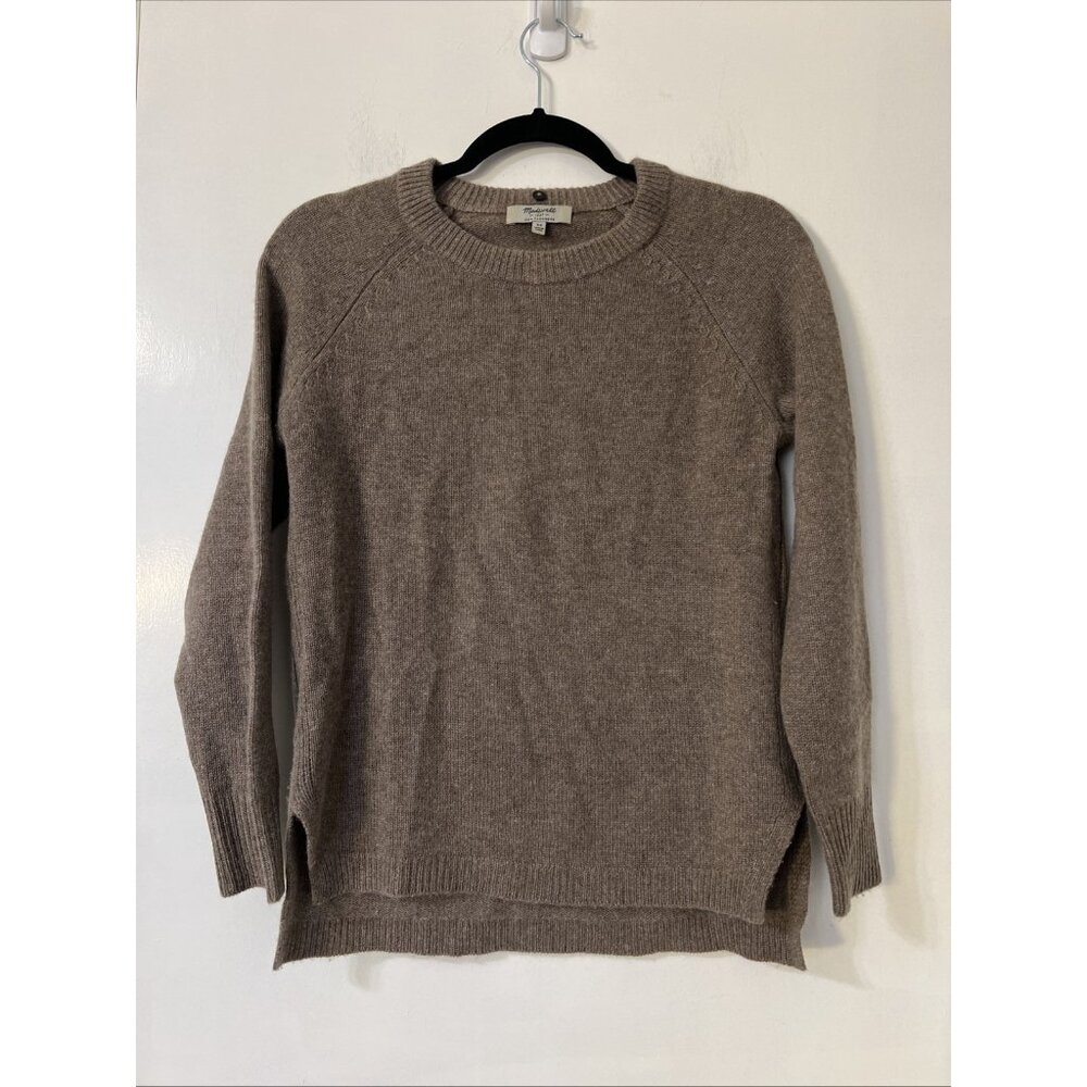 Madewell 1937 Women's Sz XS 100% Cashmere Sweater Cozy Crew Neck E5167‎
